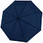 Складной зонт Fiber Magic Superstrong, темно-синий с логотипом  заказать по выгодной цене в кибермаркете AvroraStore