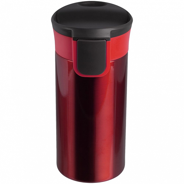 Термостакан Tralee, красный с логотипом  заказать по выгодной цене в кибермаркете AvroraStore