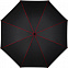 Зонт-трость Seam, красный с логотипом  заказать по выгодной цене в кибермаркете AvroraStore