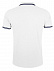 Рубашка поло мужская PASADENA MEN 200 с контрастной отделкой, белая с синим с логотипом  заказать по выгодной цене в кибермаркете AvroraStore