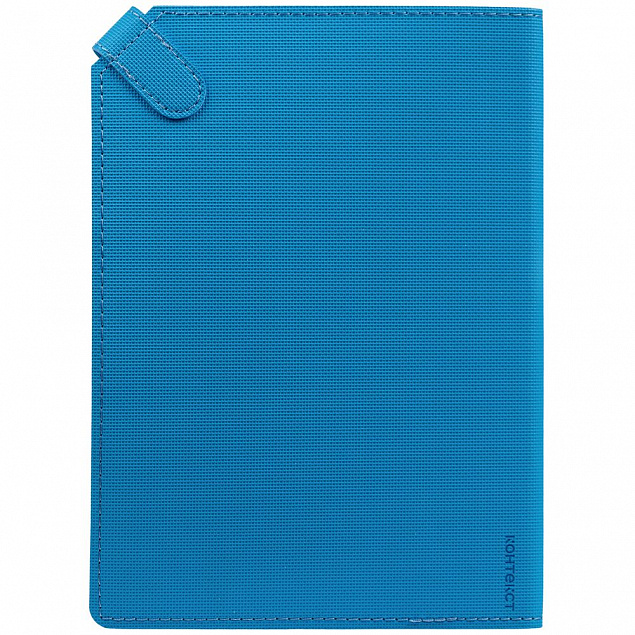 Ежедневник Tenax, недатированный, голубой с логотипом  заказать по выгодной цене в кибермаркете AvroraStore