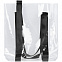 Шопер Clear Fest, прозрачный с серыми ручками с логотипом  заказать по выгодной цене в кибермаркете AvroraStore