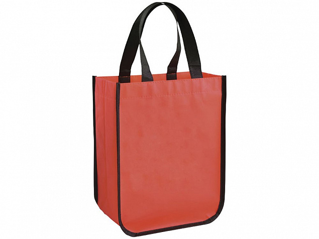 Ламинированная сумка для покупок, малая, 80 г/м2 с логотипом  заказать по выгодной цене в кибермаркете AvroraStore