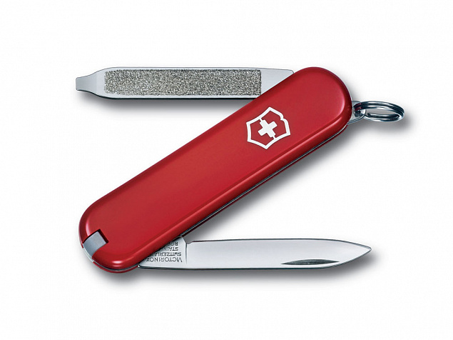Нож-брелок «Escort», 58 мм, 6 функций с логотипом  заказать по выгодной цене в кибермаркете AvroraStore
