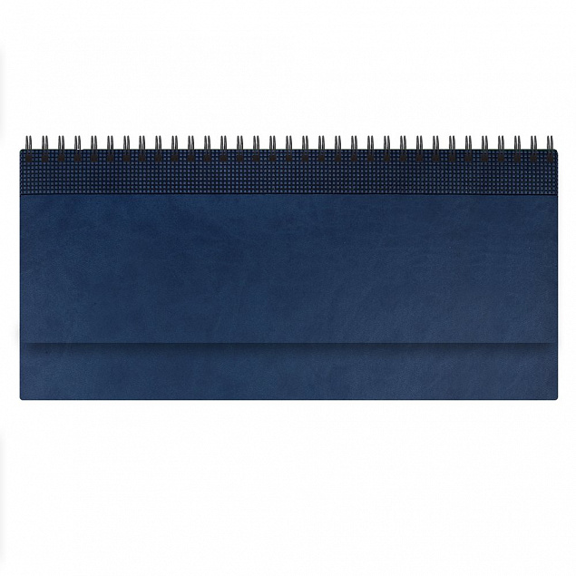 Планинг VELVET, датированный (2020 г.), синий с логотипом  заказать по выгодной цене в кибермаркете AvroraStore