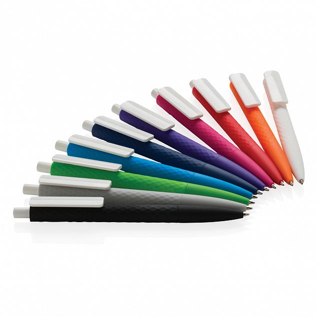 Ручка X3 Smooth Touch, серый с логотипом  заказать по выгодной цене в кибермаркете AvroraStore