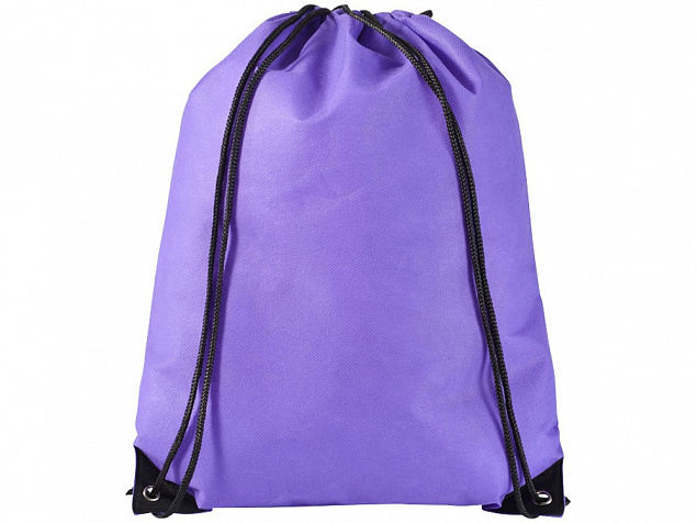 Рюкзак-мешок Evergreen, фиолетовый с логотипом  заказать по выгодной цене в кибермаркете AvroraStore