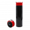 Термос Reactor duo black с датчиком температуры (черный с красным) с логотипом  заказать по выгодной цене в кибермаркете AvroraStore