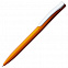 Ручка шариковая Pin Silver, оранжевая с логотипом  заказать по выгодной цене в кибермаркете AvroraStore