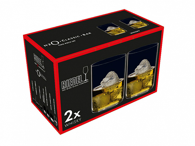 Набор бокалов Whisky, 430 мл, 2 шт. с логотипом  заказать по выгодной цене в кибермаркете AvroraStore
