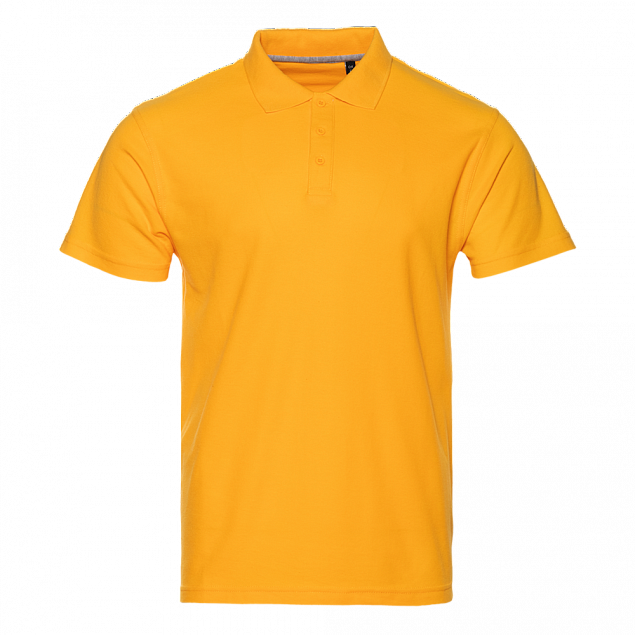 Рубашка поло Рубашка мужская 04 Жёлтый с логотипом  заказать по выгодной цене в кибермаркете AvroraStore
