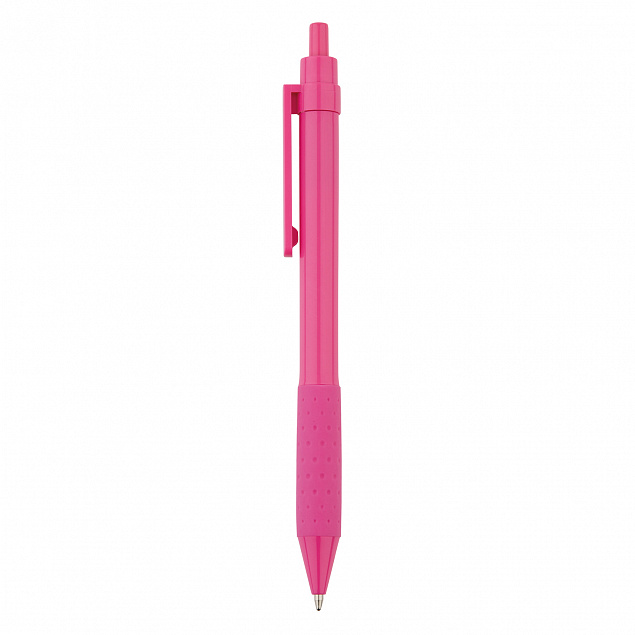 Ручка X2, розовый с логотипом  заказать по выгодной цене в кибермаркете AvroraStore