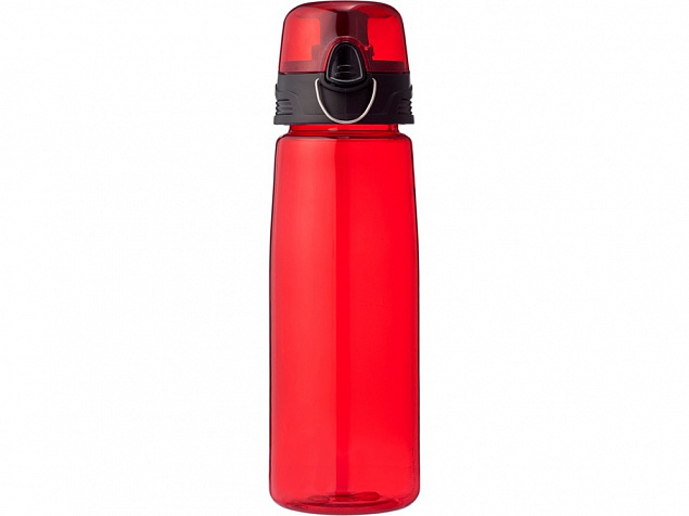 Бутылка спортивная Capri, красный с логотипом  заказать по выгодной цене в кибермаркете AvroraStore