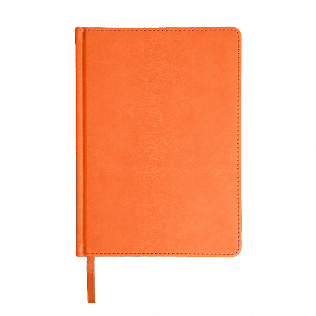 Ежедневник недатированный Anderson, А5,  оранжевый, белый блок с логотипом  заказать по выгодной цене в кибермаркете AvroraStore