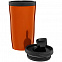 Термостакан Sagga, оранжевый с логотипом  заказать по выгодной цене в кибермаркете AvroraStore