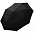 Зонт складной Fiber Magic, черный с логотипом  заказать по выгодной цене в кибермаркете AvroraStore