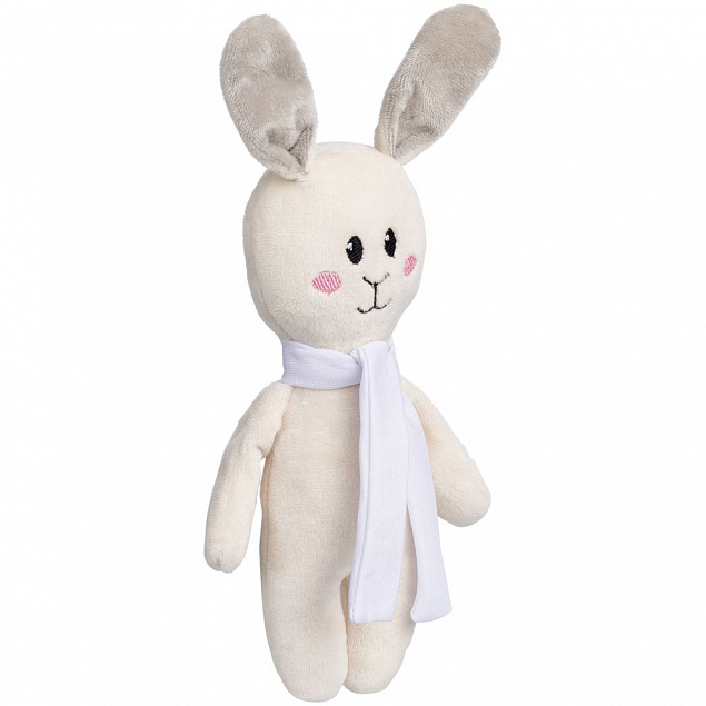Игрушка Beastie Toys, заяц с белым шарфом с логотипом  заказать по выгодной цене в кибермаркете AvroraStore