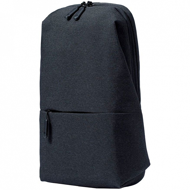 Рюкзак на одно плечо Mi City Sling Bag, темно-серый с логотипом  заказать по выгодной цене в кибермаркете AvroraStore