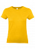 Футболка женская E190 желтая с логотипом  заказать по выгодной цене в кибермаркете AvroraStore