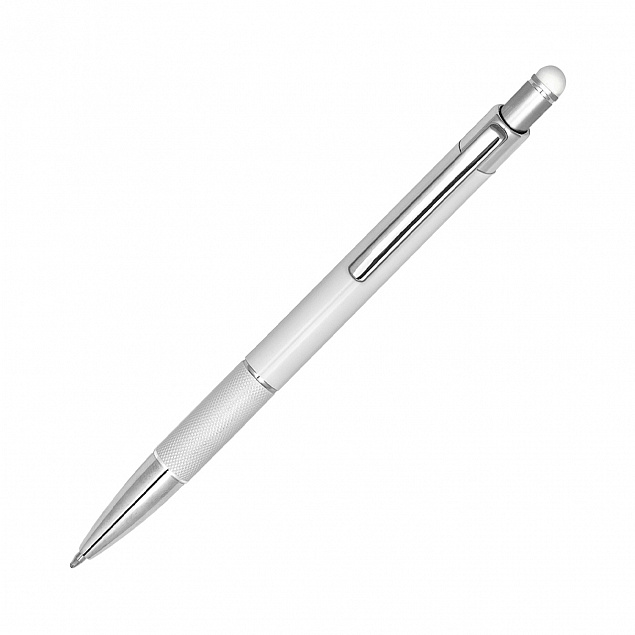 Шариковая ручка Levi, белый с логотипом  заказать по выгодной цене в кибермаркете AvroraStore