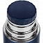 Термос Relaxika 350, темно-синий с логотипом  заказать по выгодной цене в кибермаркете AvroraStore