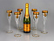 Набор бокалов для шампанского «Сила льва» с логотипом  заказать по выгодной цене в кибермаркете AvroraStore