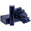 Набор Gems: зонт и термос, синий с логотипом  заказать по выгодной цене в кибермаркете AvroraStore