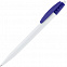 Ручка шариковая Champion ver.2, белая с синим с логотипом  заказать по выгодной цене в кибермаркете AvroraStore