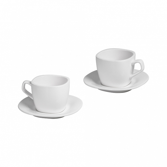 Набор кофейный "Бодрое утро"на 2 персоны с логотипом  заказать по выгодной цене в кибермаркете AvroraStore