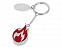 Брелок «Пламя» с логотипом  заказать по выгодной цене в кибермаркете AvroraStore