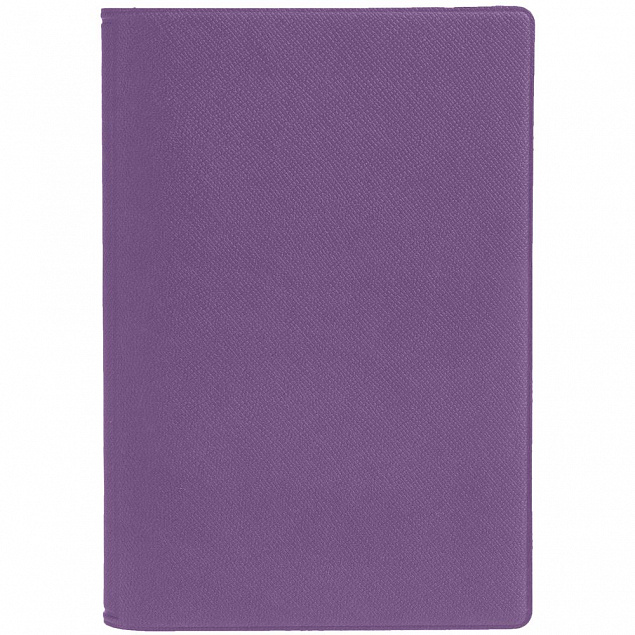 Обложка для паспорта Devon, фиолетовая с логотипом  заказать по выгодной цене в кибермаркете AvroraStore