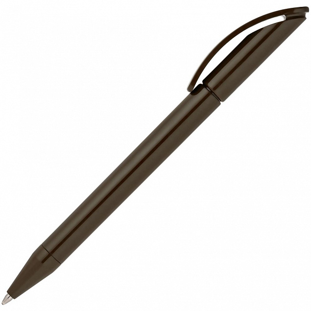 Ручка шариковая Prodir DS3 TJJ Regenerated, серо-коричневая с логотипом  заказать по выгодной цене в кибермаркете AvroraStore