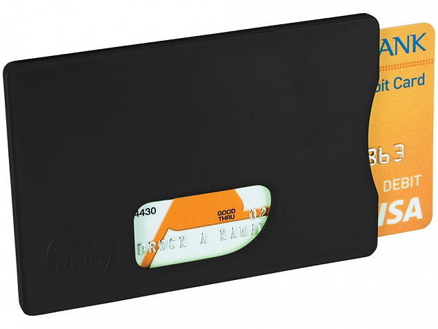 Защитный RFID чехол для кредитной карты «Arnox» с логотипом  заказать по выгодной цене в кибермаркете AvroraStore