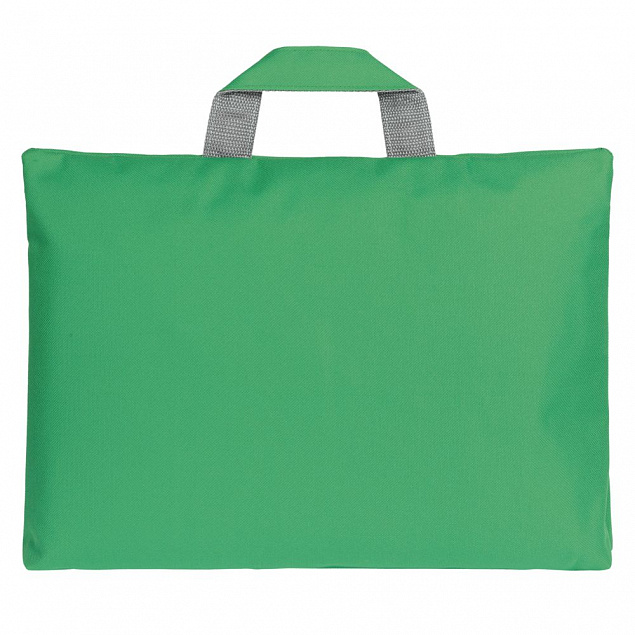 Сумка-папка SIMPLE, зеленая с логотипом  заказать по выгодной цене в кибермаркете AvroraStore