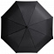 Зонт складной Floyd с кольцом, черный с логотипом  заказать по выгодной цене в кибермаркете AvroraStore