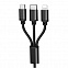 Провод зарядный 3-в-1 CONNEQ: Micro USB, Lighting, Type C, длина 1 метр, в коробке с логотипом  заказать по выгодной цене в кибермаркете AvroraStore