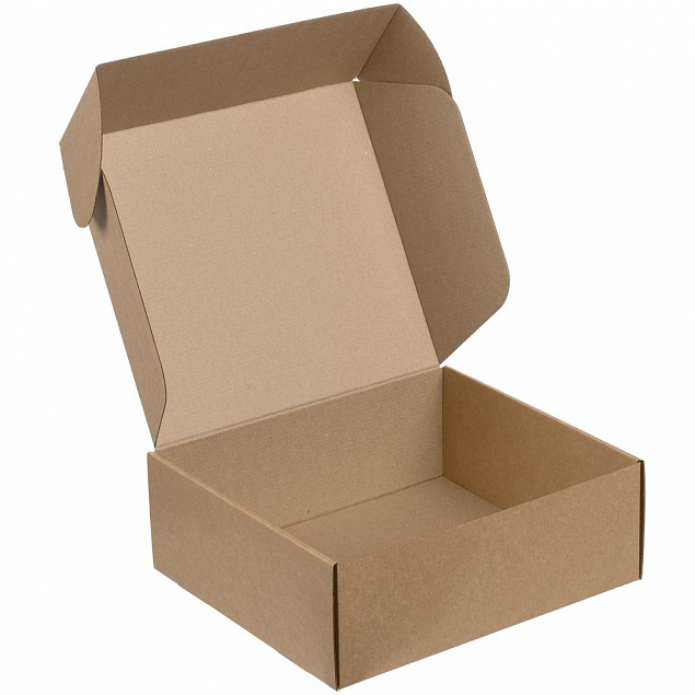 Коробка New Grande, крафт с логотипом  заказать по выгодной цене в кибермаркете AvroraStore