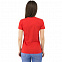 Футболка Star Lady, женская (красная, 2XL) с логотипом  заказать по выгодной цене в кибермаркете AvroraStore