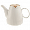 Чайник Piacente, белый с логотипом  заказать по выгодной цене в кибермаркете AvroraStore