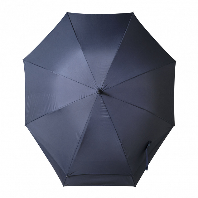 Зонт-трость Dune, черный с логотипом  заказать по выгодной цене в кибермаркете AvroraStore