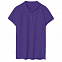 Рубашка поло женская Virma Lady, фиолетовая с логотипом  заказать по выгодной цене в кибермаркете AvroraStore