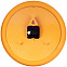 Часы настенные Vivid large, оранжевые с логотипом  заказать по выгодной цене в кибермаркете AvroraStore