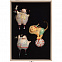 Набор из 3 авторских елочных игрушек Circus Collection: фокусник, силач и лев с логотипом  заказать по выгодной цене в кибермаркете AvroraStore