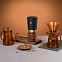 Кофейный набор Amber Coffee Maker Set, оранжевый с черным с логотипом  заказать по выгодной цене в кибермаркете AvroraStore