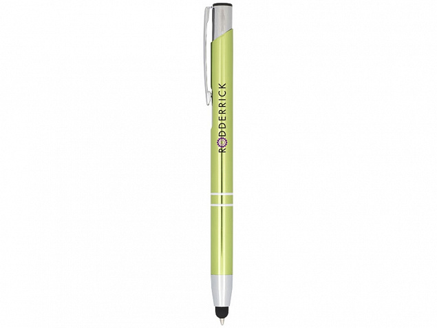 Ручка-стилус металлическая шариковая «Moneta» с анодированным покрытием с логотипом  заказать по выгодной цене в кибермаркете AvroraStore