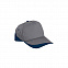Бейсболка FORT (серая) - Темно-синий XX с логотипом  заказать по выгодной цене в кибермаркете AvroraStore