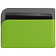 Чехол для карточек Dual, зеленый с логотипом  заказать по выгодной цене в кибермаркете AvroraStore