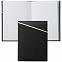 Блокнот Spring, черный с логотипом  заказать по выгодной цене в кибермаркете AvroraStore