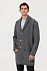 Кардиган мужской с пуговицами Free Flow, серый меланж с логотипом  заказать по выгодной цене в кибермаркете AvroraStore