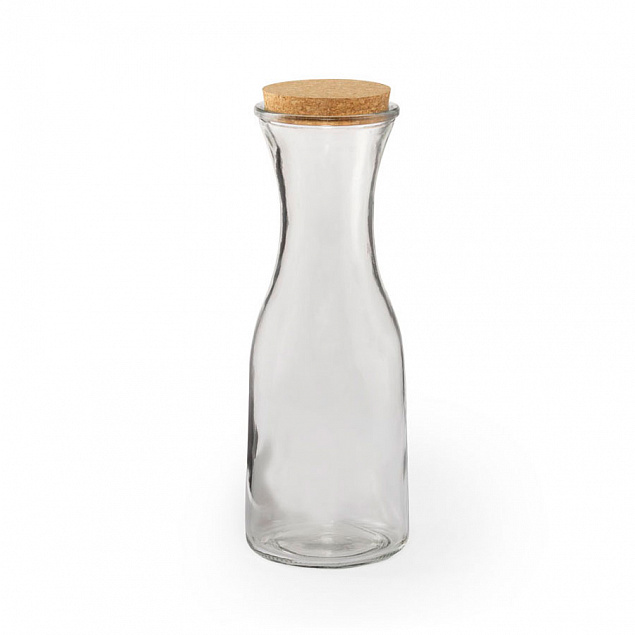 Бутылка LONPEL, пробковое дерево, стекло с логотипом  заказать по выгодной цене в кибермаркете AvroraStore